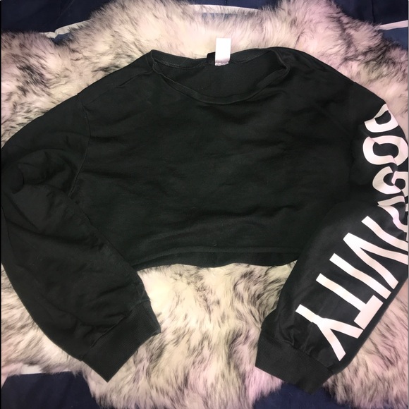 Positivity Crop Top - Picture 1 of 2